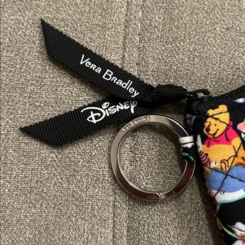 Vera Bradley Disney Zip ID “Disney 100 Classic Swirls” EUC 💛 - Picture 3 of 4